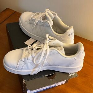 Adidas Grand Court K White Sneakers